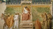 GIOTTO di Bondone St Francis before the Sultan Spain oil painting artist